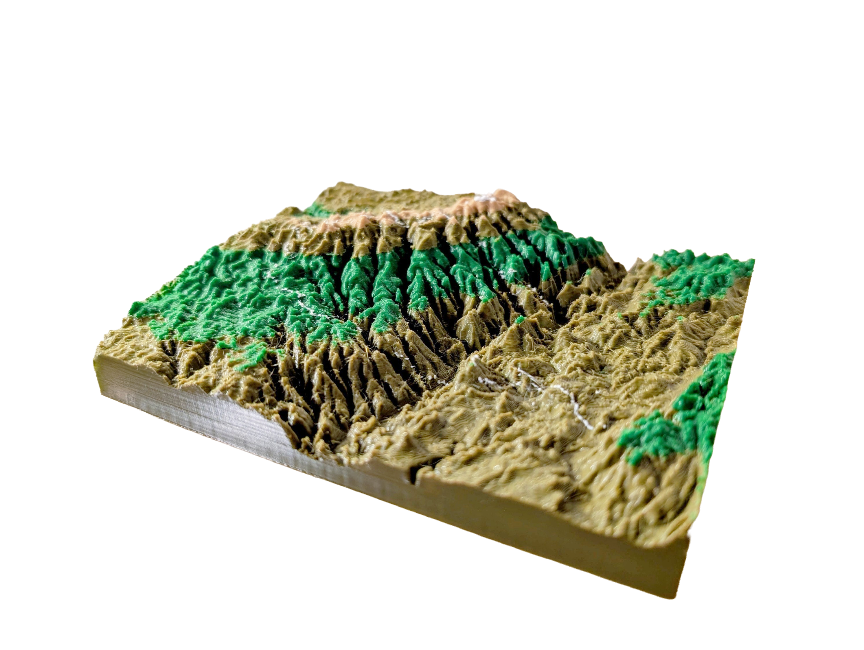 Exemple de carte 3D imprimée